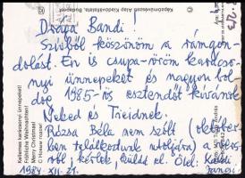 1984 Káldi János (1922-1991) író, költő saját kézzel írt képeslapja Szirmay Endre (1920 - 2013) költ...