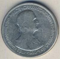 1930. 5P Ag "Horthy jobbra" T:3 kis ph