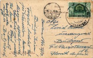 Beszterce, Bistritz, Bistrita; Liceul ev. / Ev. Lyzeum / Evangélikus gimnázium. Gustav Zikeli kiadás...