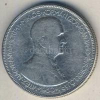 1930. 5P Ag "Horthy jobbra" T:3 kis ph