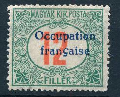 Arad 1919 Pirosszámú portó 12f Bodor vizsgálójellel (**6.000)