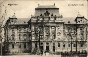 1915 Nagyvárad, Oradea; Igazságügyi palota / palace of justice (EK)