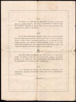 1914 Statuten für das mit Allerhöchster Entschliessung vom 16. Februar 1850 gegründete Verdienstkreu...