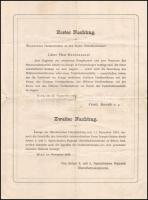 1914 Statuten für das mit Allerhöchster Entschliessung vom 16. Februar 1850 gegründete Verdienstkreu...