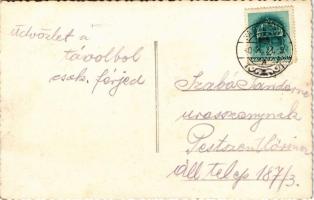 1940 Nagybánya, Baia Mare; Rákóczi tér, automobil / square, automobiles. photo