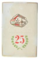~1980. BHG Természetjáró Szakosztály Hollóházi porcelán emlékplakett (122x80mm) T:1-