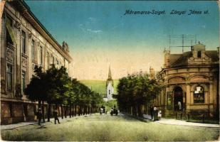 1916 Máramarossziget, Sighetu Marmatiei; Lónyai János út / street (EK)