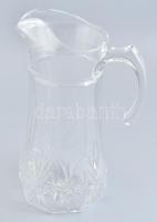ARC France vizeskancsó, formába préselt üveg, jelzett, néhány apró karcolással, m: 28 cm