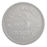 Észtország 1922. 3M Cu-Ni T:2- Estonia 1922. 3 Marka Cu-Ni C:VF Krause KM#2