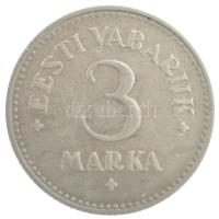 Észtország 1925. 3M Ni-sárgaréz T:2- Estonia 1925. 3 Marka Ni-brass C:VF Krause KM#2a