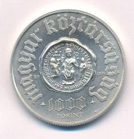 1995. 1000Ft Ag "Pannonhalma 996-1996" kapszulában T:BU kis patina Adamo EM140
