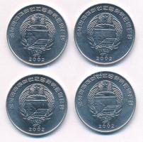 Észak-Korea 2002. 1/2c Al "FAO / Ókori hajó" + 1/2c Al "FAO / Klasszikus kori hajó&qu...