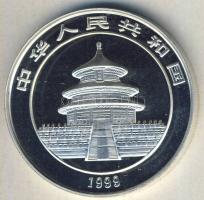 Kína 1999. 10Y Ag 1oz. "Panda" T:PP