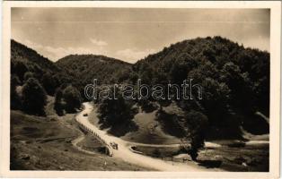 1940 Királyhágó, Bucsa, Bucea; út részlet / road