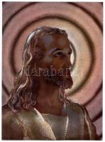 Ima a Csíksomlyói Szűz Máriához + Jézus kép, 2 db merített papírra készített fali kép