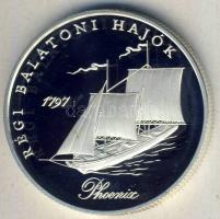 1998. 2000Ft Ag "Régi balatoni hajók II-Phoenix" T:PP Csak 10.000db, tanúsítvánnyal!