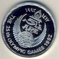 Egyiptom 1992. 5Ł Ag "Olimpia-kézilabda" T:PP Csak 25.000db!