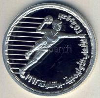 Egyiptom 1992. 5Ł Ag "Olimpia-kézilabda" T:PP Csak 25.000db!