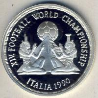 Egyiptom 1990. 5Ł Ag "Labdarúgó VB" T:PP