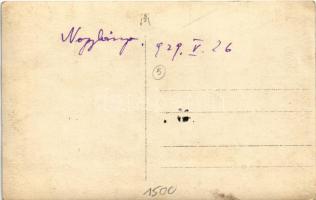 1929 Nagybánya, Baia Mare; utca / street view. photo