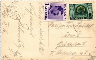 1940 Nagyvárad, Oradea; Primaria / Városháza / town hall. photo + "1940 Nagyvárad visszatért&qu...