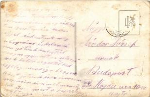 Beszterce, Bistritz, Bistrita; Kórház utca, Központi szálloda, üzletek / Spitalgasse / Hospital Stre...