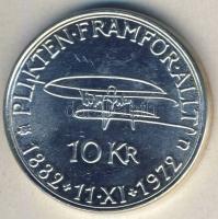 Svédország 1972. 10K Ag "VI.Gusztáv 90. születésnapja" T:2+