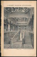 cca 1895-1900 össz. 15 db Budapest témájú térkép és illusztráció a Pallas Nagy Lexikonából, 3 db tér...