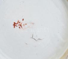 Keleti mintás váza pár. Kézi festéssel, jelzett, javítottak a tetejükön. 38 cm