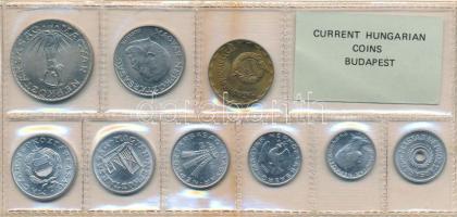 1982. 2f-10Ft (9xklf) érmés forgalmi sor fóliatokban T:1 patina
Adamo FO15