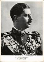 1936 J. V. Rumunsky Král Carol II of Romania + So. Stpl (EK)