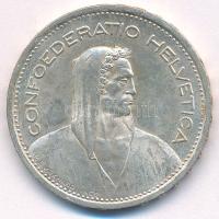 Svájc 1954B 5Fr Ag T:1-,2 
Switzerland 1954B 5 Francs Ag C:AU,XF 
Krause KM#40