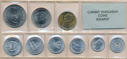 1978. 2f-10Ft (9xklf) érmés forgalmi sor fóliatokban T:1 
Adamo FO11