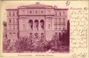 1900 Temesvár, Timisoara; Városi színház / theater