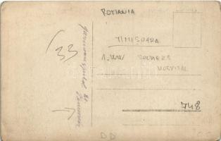 Temesvár, Timisoara; Garnissonspital 21. / Helyőrségi kórház, belső, sérült katonák / WWI K.u.k. mil...