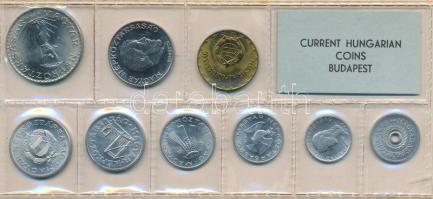 1976. 2f-10Ft (9xklf) érmés forgalmi sor fóliatokban T:1 patina
Adamo FO9