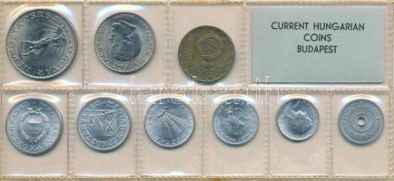 1975. 2f-10Ft (9xklf) érmés forgalmi sor fóliatokban T:1 patina
Adamo FO8