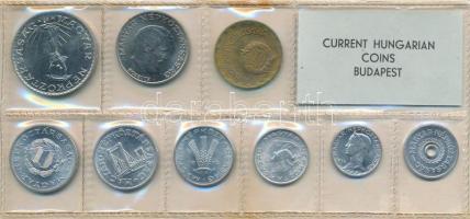 1972. 2f-10Ft (9xklf) érmés forgalmi sor fóliatokban T:1 patina
Adamo FO5