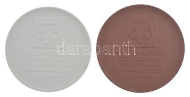 Német Demokratikus Köztársaság 1983. "AZ NDK 1983-as Martin Luther kitüntetése" 2xklf meis...