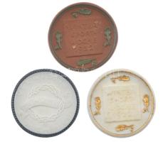Németország 1922. "Télisport-hét" 2xklf porcelán érem (37mm) + 1923. "Albert Schlaget...