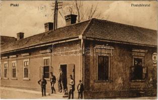 Piski, Simeria; Postahivatal és távirda. Vasúti levelezőlapárusítás 1548. / post and telegraph office (EK)