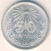 Mexikó 1944. 50c Ag T:1