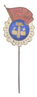 ~1960. Kisipari szövetkezeti kiváló dolgozó kitüntetés zománcozott tombak miniatűrje (22x13mm) T:1