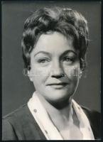 Bulla Elma (1913-1980) színésznő, sajtófotó, 18×13 cm