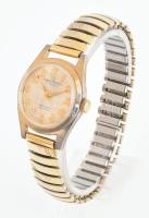 Unichron 17 köves női karóra, vízálló, fém szíjjal, tisztításra szorul, d: 28 mm