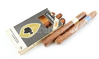 2 db Cohiba kubai szivar, dobozban + 2 db különféle dominikai szivar