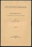 Kapossy János: Maulbertsch a szombathelyi püspöki palotában. Acta Savariensia 5. Szombathely, 1943., Martineum, 23 p.+8 t. Kiadói papírkötés