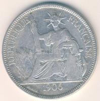 Francia Indokína 1906. 1P Ag T:3