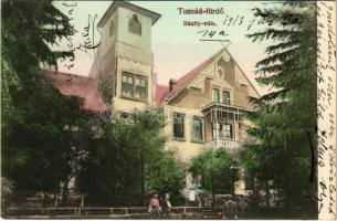 1913 Tusnád-fürdő, Baile Tusnad; Bánffy villa. Brunner Lajos