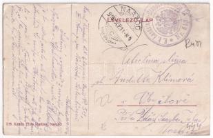 1916 Naszód, Nasaud; Főgimnázium. Káhán Éliás kiadása 275. / Gimnaziul sup / grammar school + "...